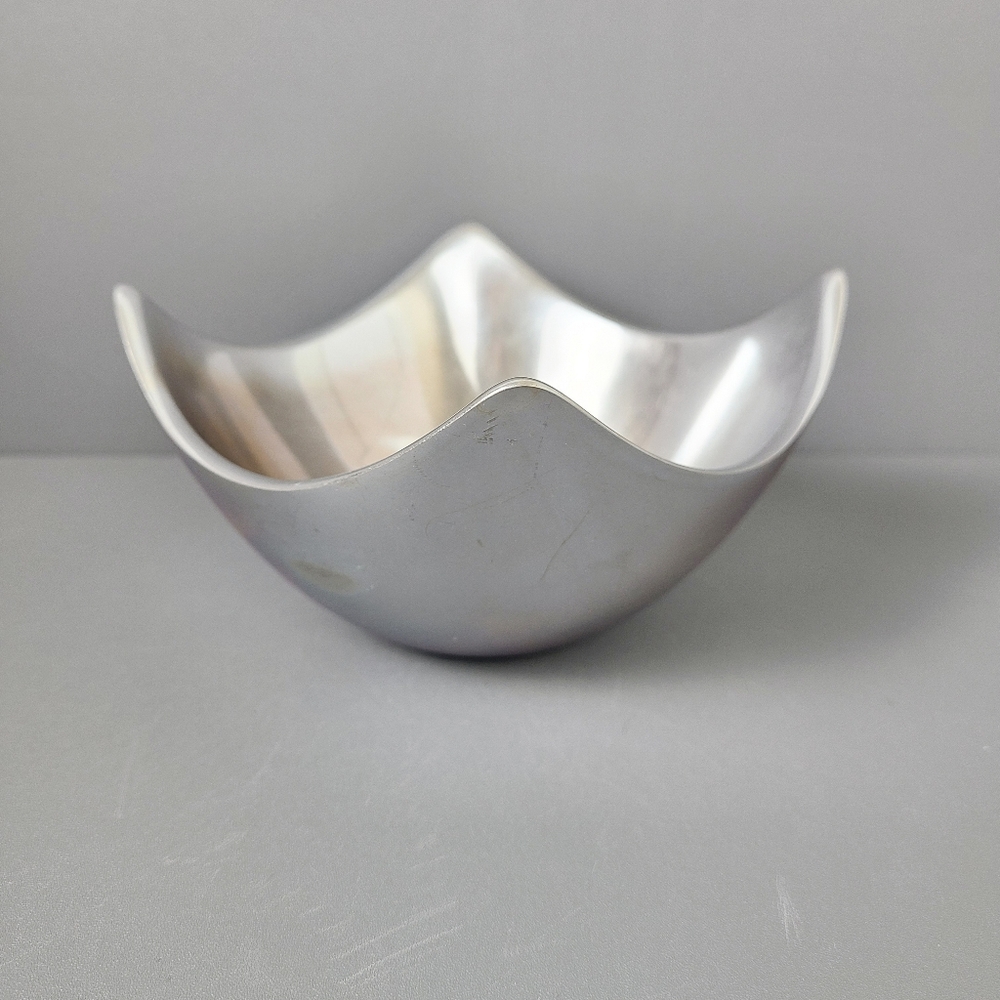 Nambe Neil Cohen MT0552 Metal 2012 Abstract Square Small Bowl